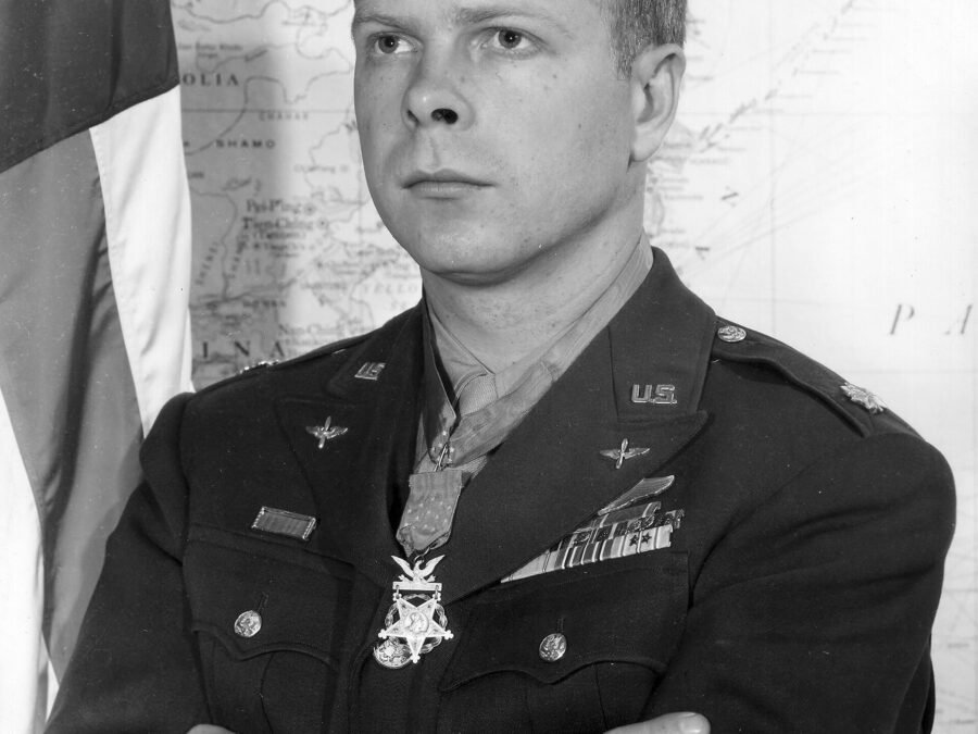 Major Richard I. “Dick” Bong, portrait