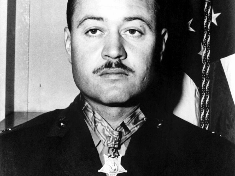 Official portrait of Lieutenant Colonel Gregory “Pappy” Boyington