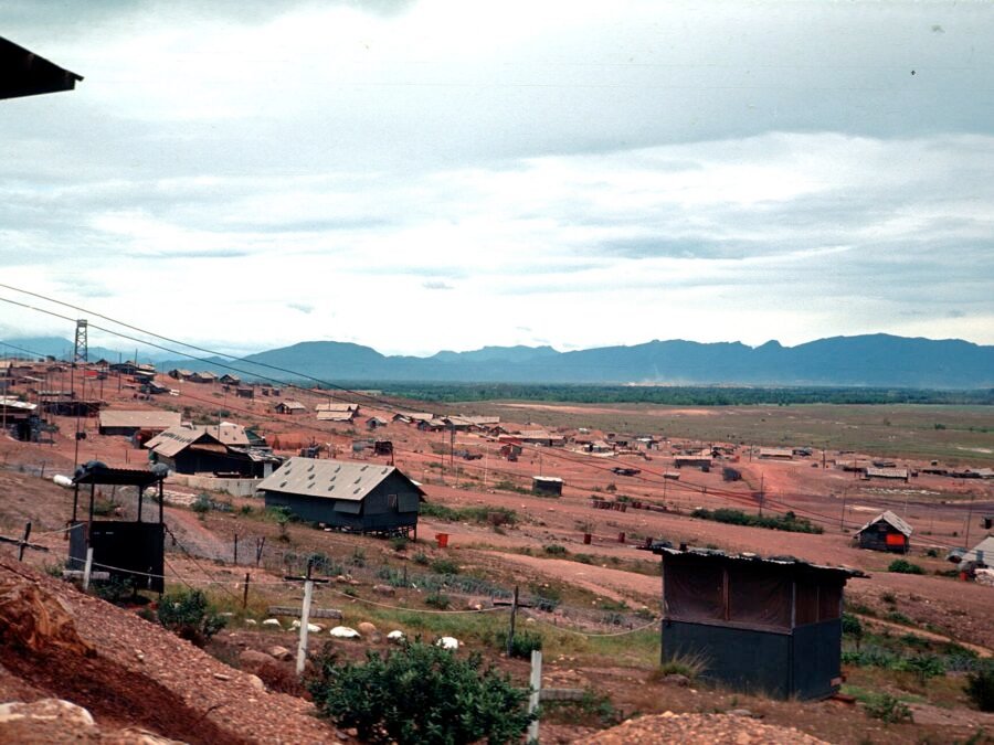 Hill 55, the Marine firebase south-west of Da Nang, August 1969