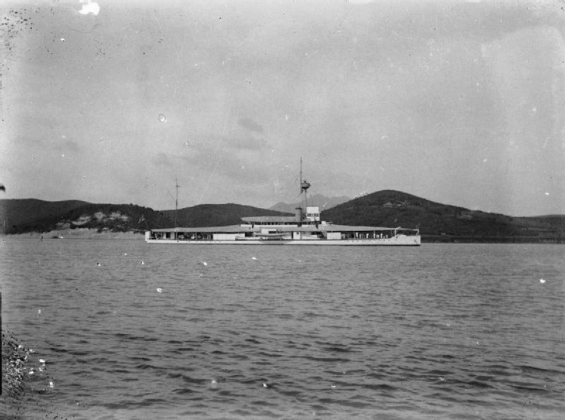 The Royal Navy river gunboat HMS Gnat on the China Station