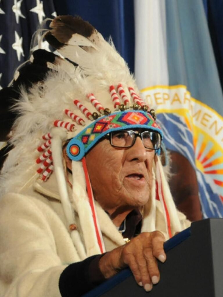 Joe Medicine Crow speaking, about 2009