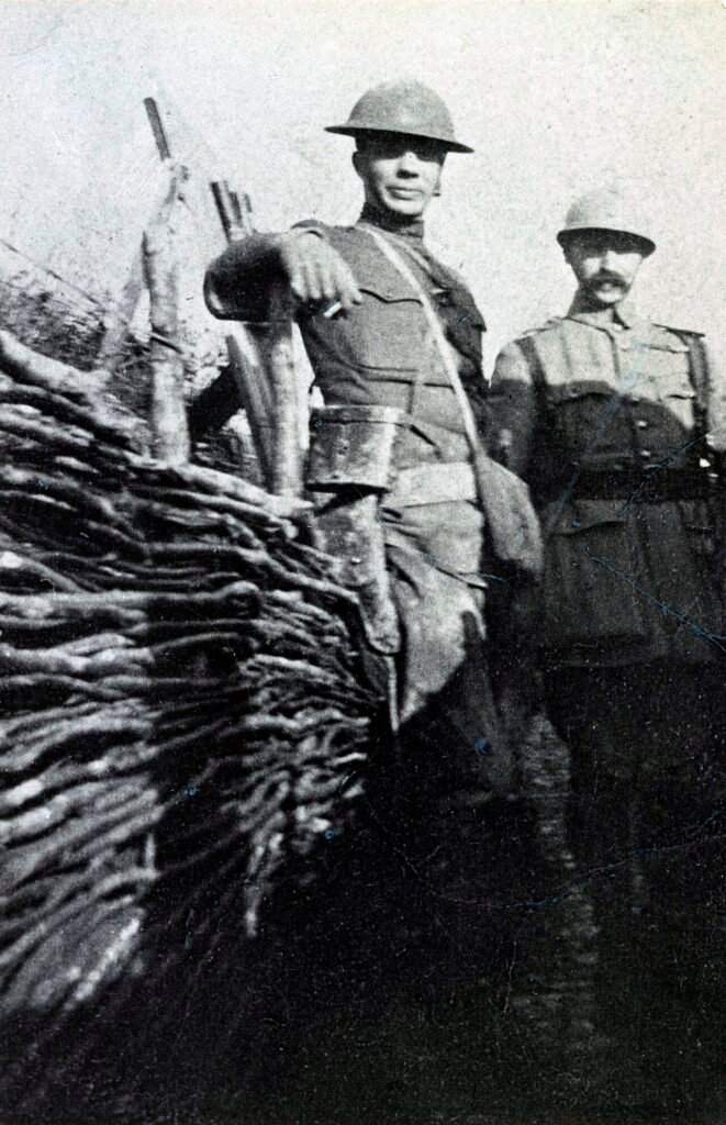 Theodore Roosevelt Jr. training with French Chasseurs Alpins in 1917
